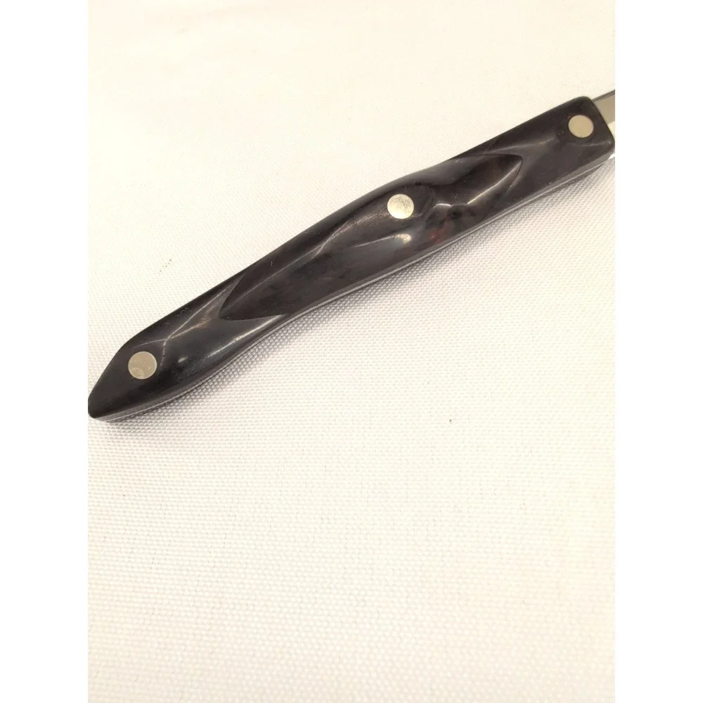 Cutco Paring Knife Brown 3120 KO Birds Beak Curved Blade Made in USA
